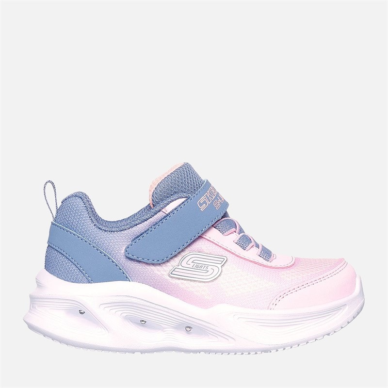 SKECHERS Baby Piger Skechers Sola Glow Ombre Deluxe sneakers Grå