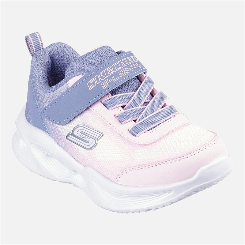 SKECHERS Baby Piger Skechers Sola Glow Ombre Deluxe sneakers Grå - Billede 3
