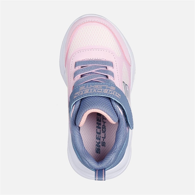 SKECHERS Baby Piger Skechers Sola Glow Ombre Deluxe sneakers Grå - Billede 4