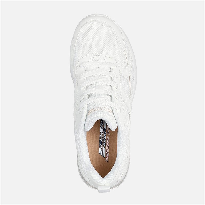 SKECHERS Dame Bobs Vision Air Sneakers Hvid - Billede 4