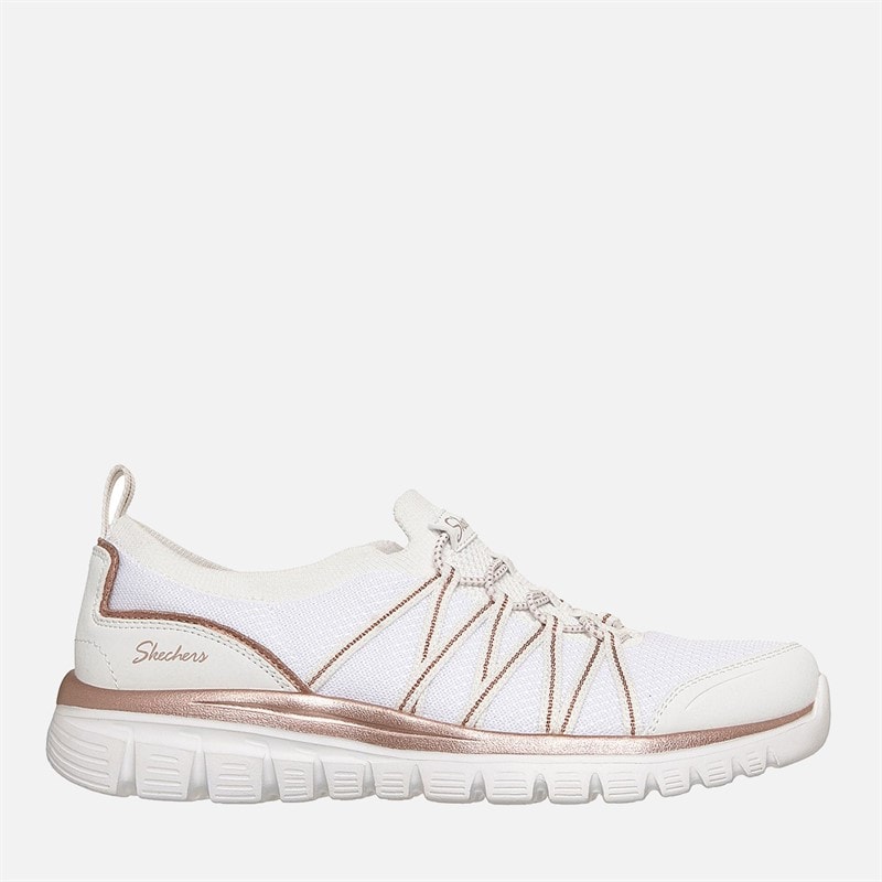 SKECHERS Dame Elegant Sneakers Hvid - Billede 1