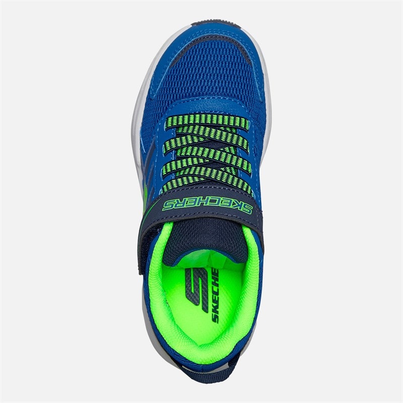 SKECHERS SPORT SKECHERS Drenge Microspec Tread Sneakers Blå - Billede 4