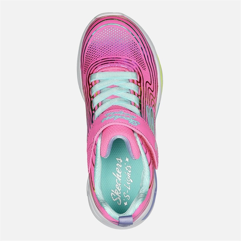 SKECHERS SPORT SKECHERS Piger Bølgede Lys Sneakers Pink - Billede 4