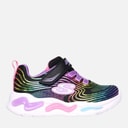 SKECHERS Piger Bølgede Lys Sneakers Sort