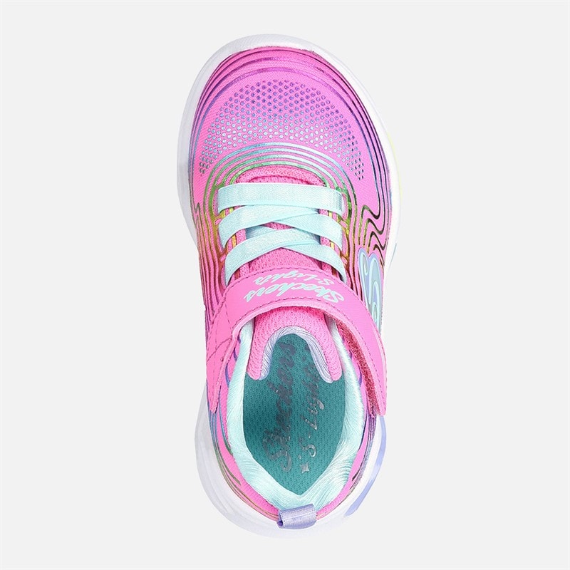 SKECHERS SPORT SKECHERS Piger Bølgede Lys Sneakers Pink - Billede 4