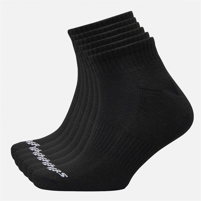SKECHERS SPORT SKECHERS 6-pak Quarter Sokker Sort - Billede 1