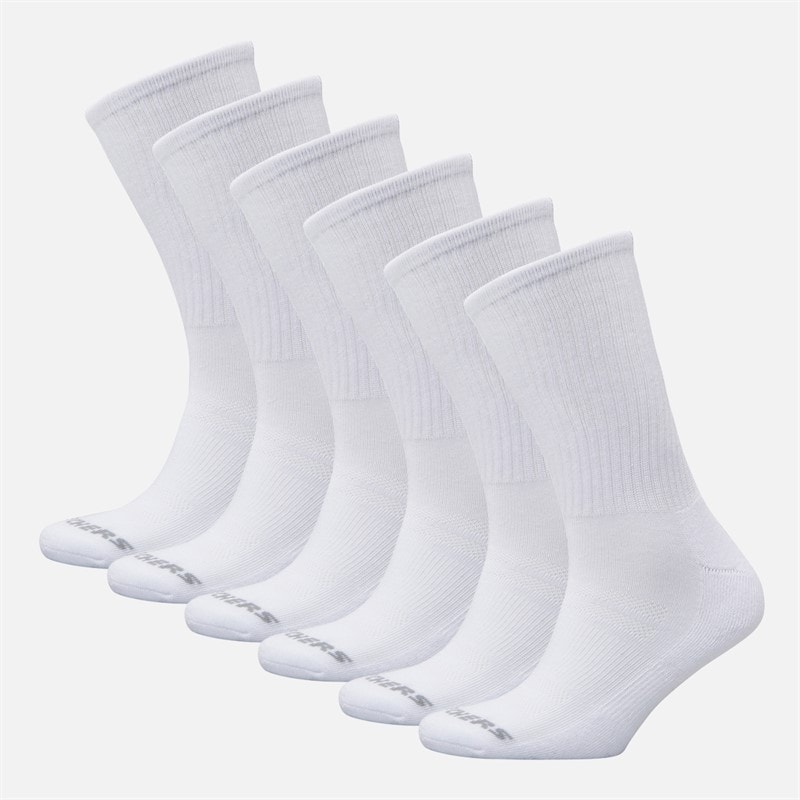 SKECHERS Seks pak sokker White Traditional - Billede 1