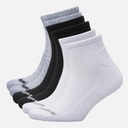 SKECHERS 6-pak Quarter Sokker Hvid/Sort/Grå