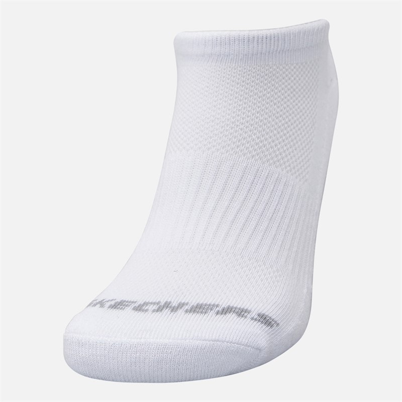 SKECHERS SPORT SKECHERS 6-pak usynlige sokker White Traditional - Billede 2