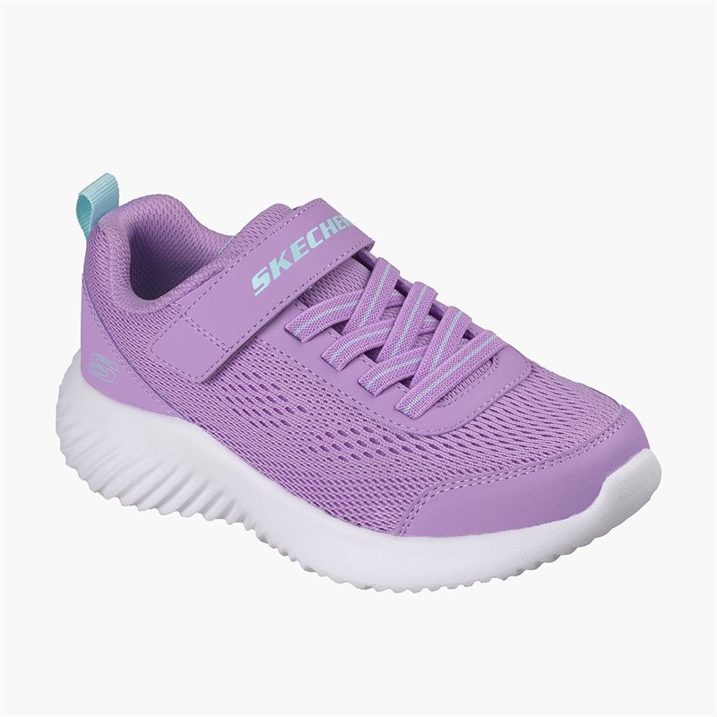 SKECHERS Piger Bounder Gratis Og Nemme Sneakers Lilla - Billede 3