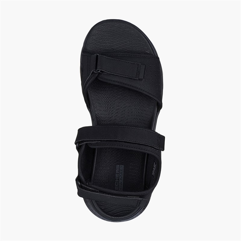 SKECHERS Herre Go Walk Flex Sandaler Sort - Billede 4