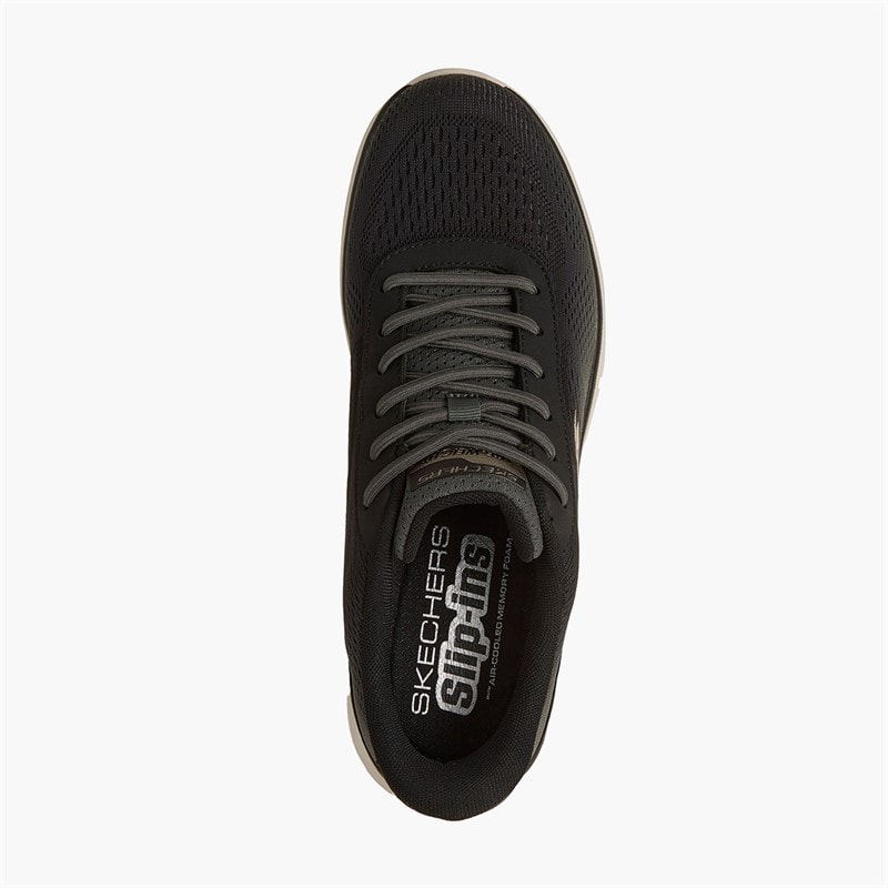 SKECHERS Herre Track Sneakers Olive - Billede 4