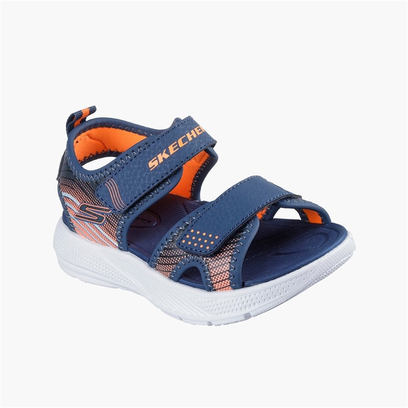 SKECHERS Drenge Microspec Vandstænk Sandaler Navy - Billede 3