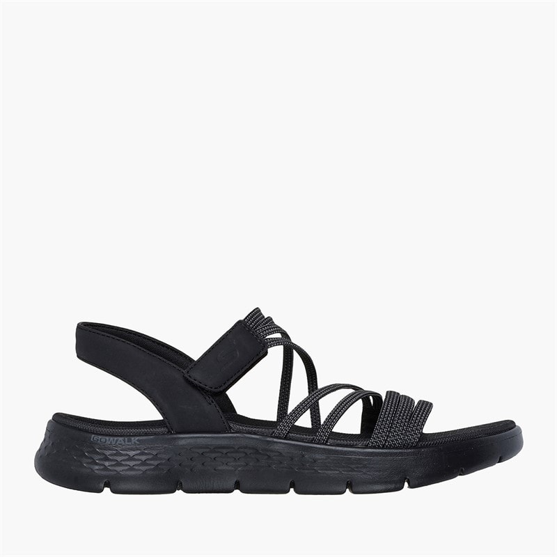 SKECHERS Dame Go Walk Flex Sandaler Sort - Billede 1