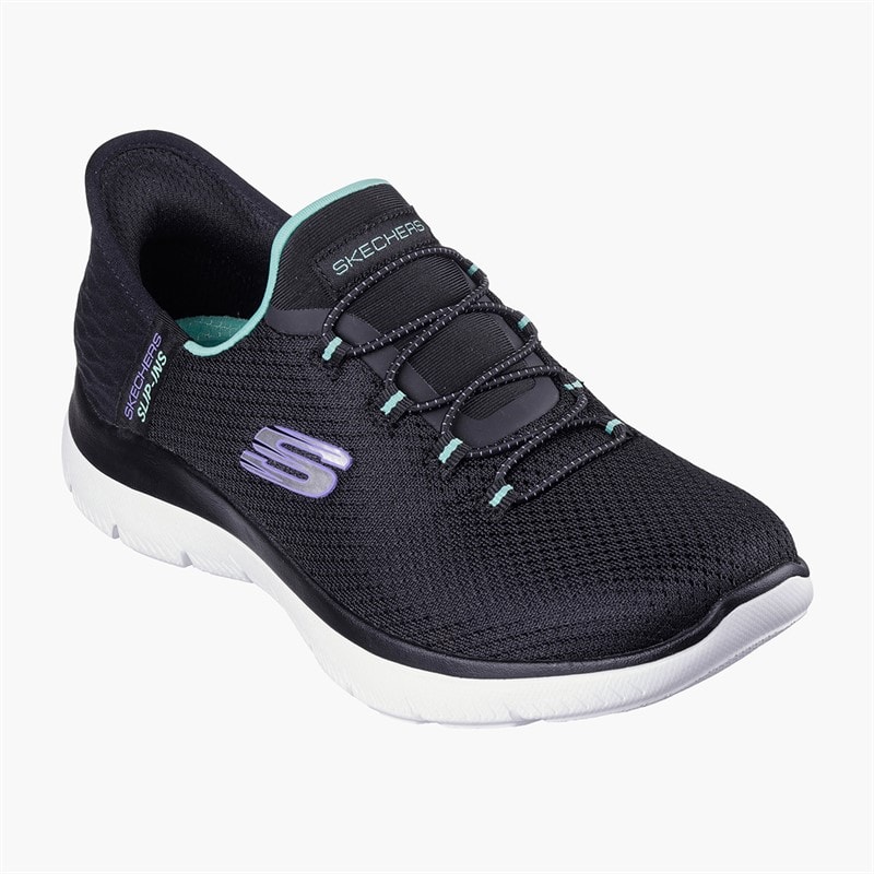 SKECHERS Dame Slip In Summits Sneakers Sort - Billede 3