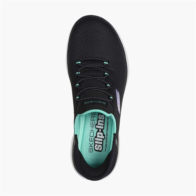 SKECHERS Dame Slip In Summits Sneakers Sort - Billede 4