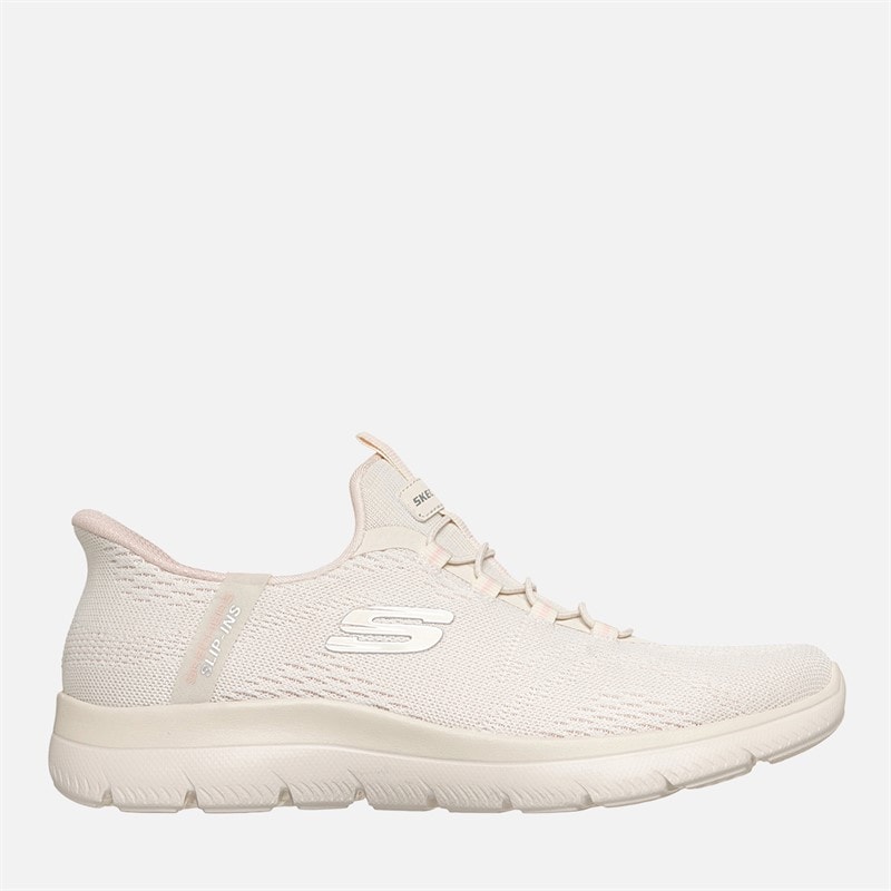 SKECHERS SPORT SKECHERS Dame Summits Dream Chaser Slip In Sneakers Natural - Billede 1