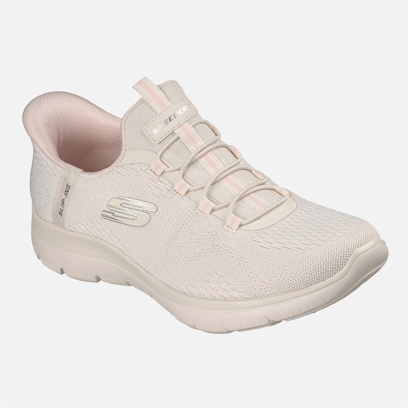 SKECHERS SPORT SKECHERS Dame Summits Dream Chaser Slip In Sneakers Natural - Billede 3