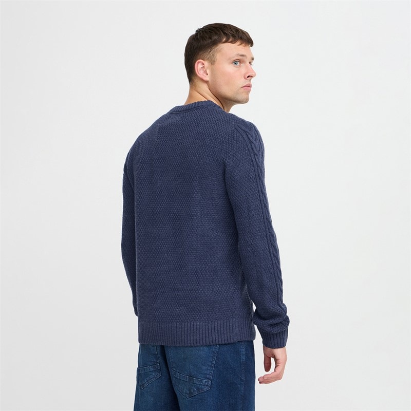 Blend Herre striktrøje Dress Blues - Billede 2