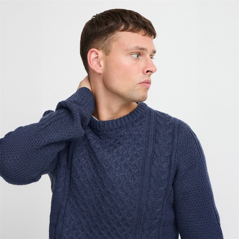 Blend Herre striktrøje Dress Blues - Billede 3