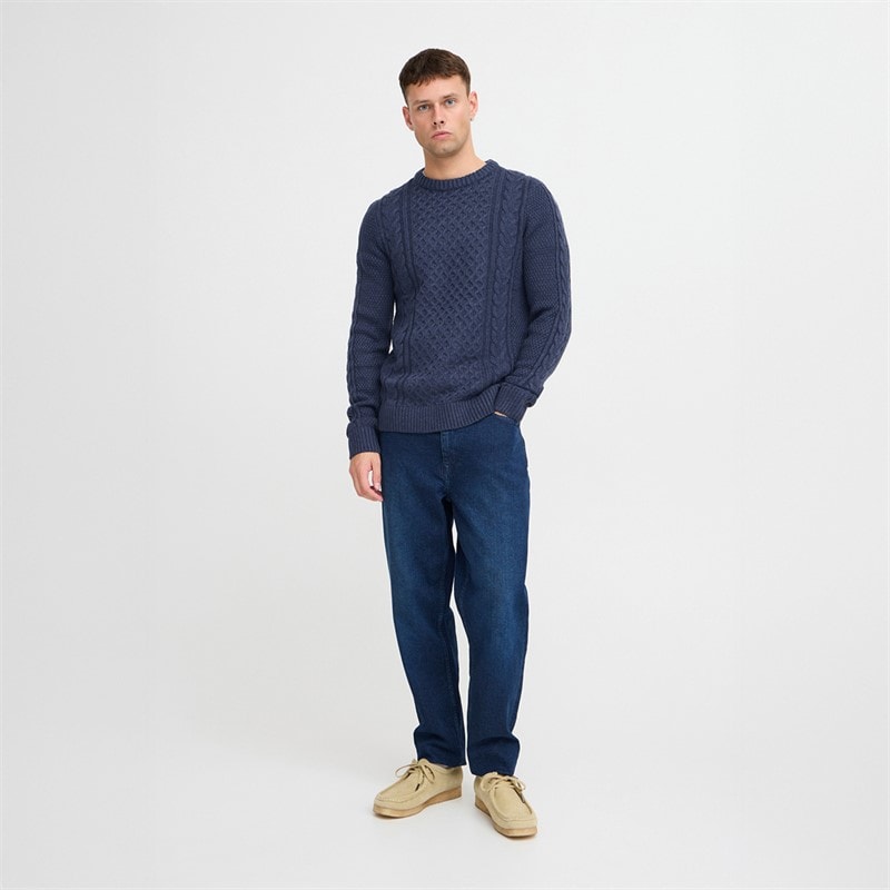 Blend Herre striktrøje Dress Blues - Billede 4