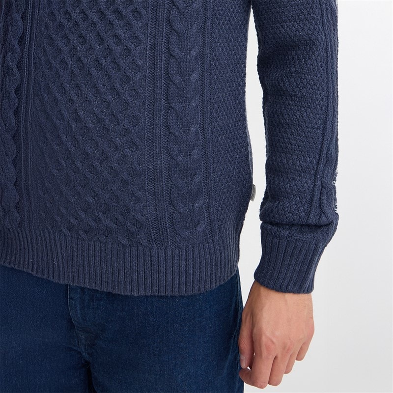 Blend Herre striktrøje Dress Blues - Billede 5