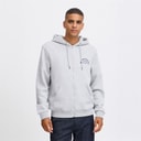 Blend Herre lynlås hoodie Stone Mix