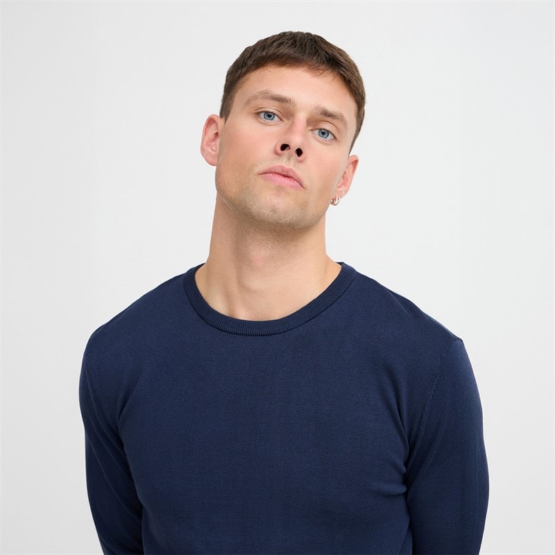Blend Herre striktrøje Dress Blues - Billede 3