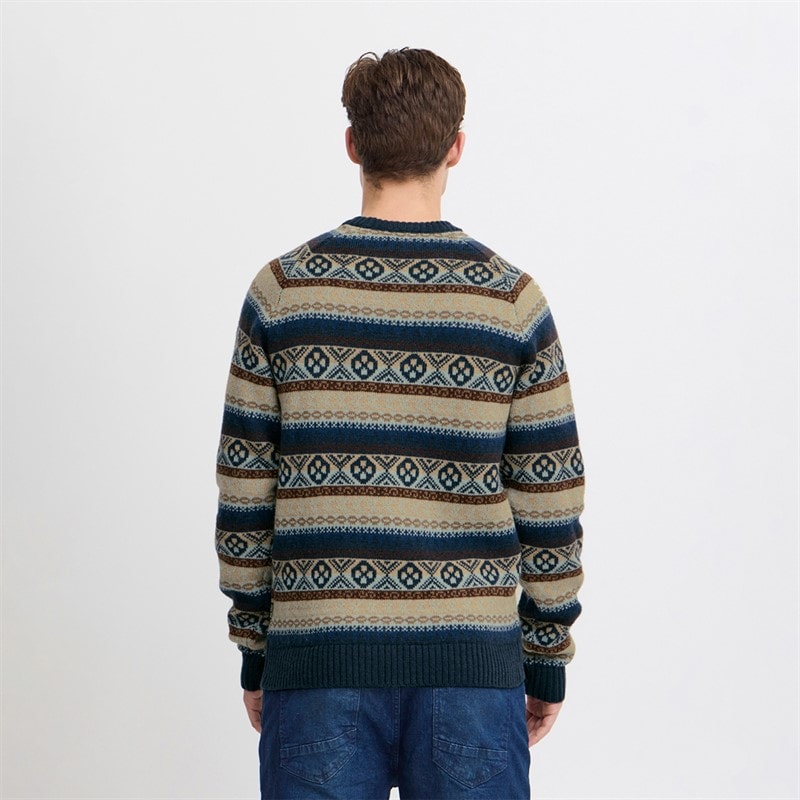 Blend Herre striktrøje Dress Blues - Billede 2