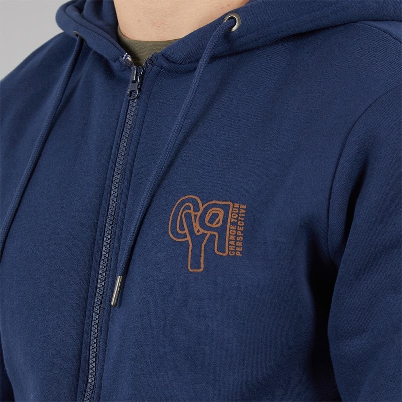 Blend Herre lynlås hoodie Dress Blues - Billede 3