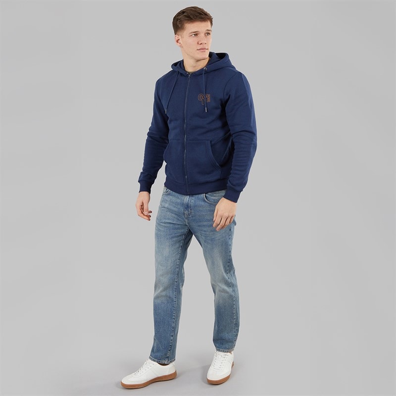 Blend Herre lynlås hoodie Dress Blues - Billede 4