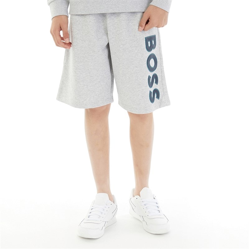 BOSS Drenge Shorts af jerseystof Grå