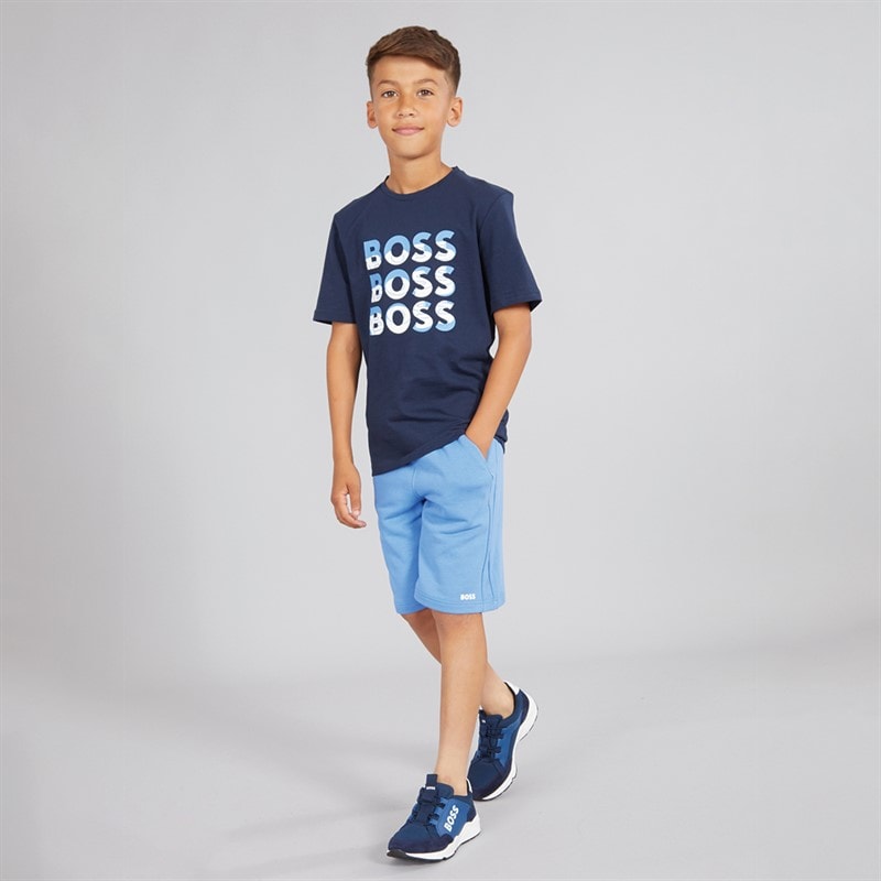 BOSS Drenge Shorts Navy - Billede 4