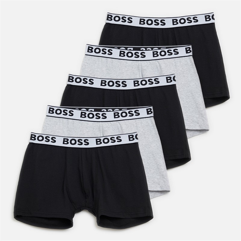 BOSS Drenge Fem Pak Boksershorts Sort - Billede 1