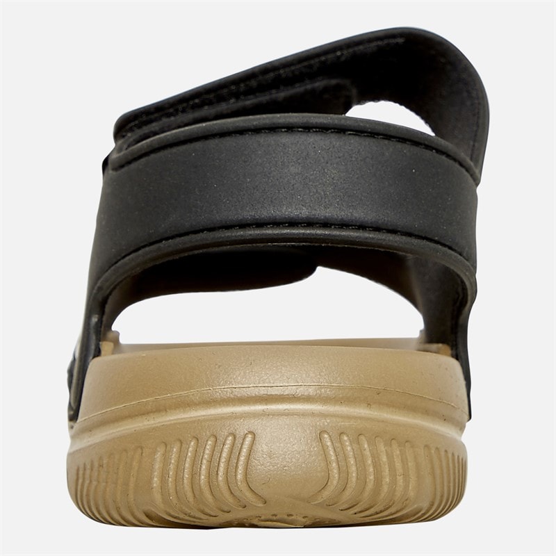 BOSS Drenge Logo Velcro Rem Sandaler Sort - Billede 4