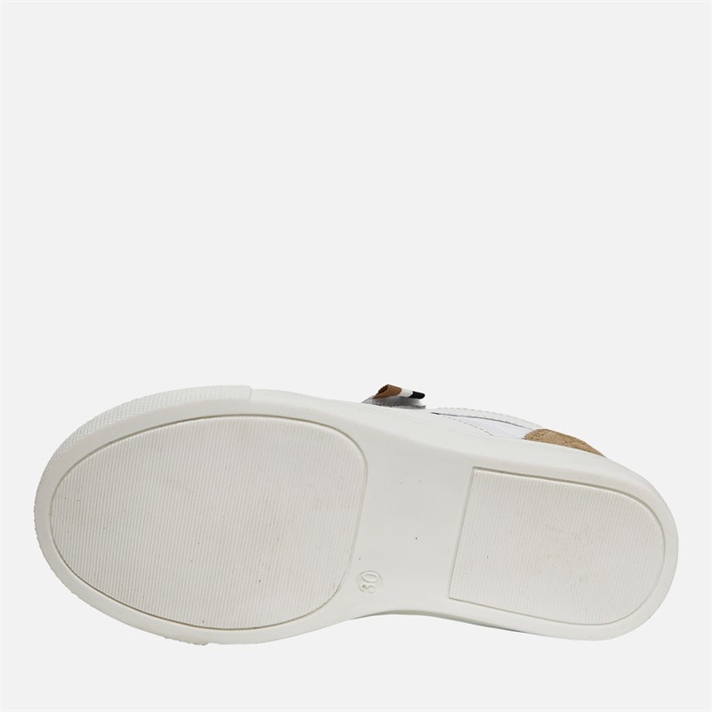 BOSS Drenge Logo Velcro Cupsole Træningssko Hvid - Billede 2