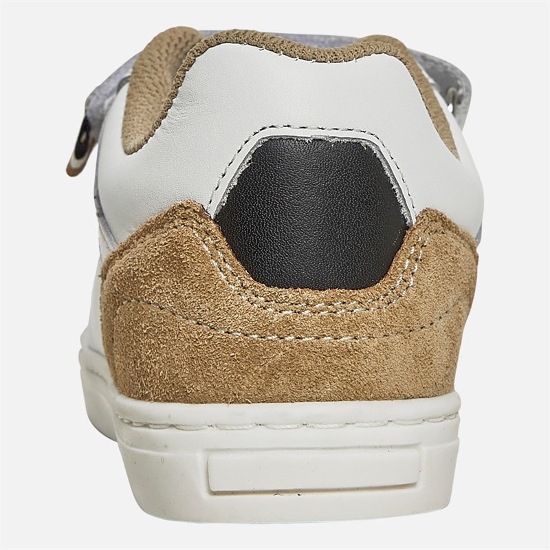 BOSS Drenge Logo Velcro Cupsole Træningssko Hvid - Billede 3