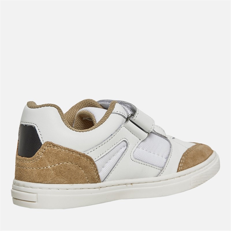 BOSS Drenge Logo Velcro Cupsole Træningssko Hvid - Billede 5
