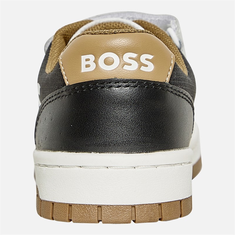 BOSS Drenge Logo Velcro Sko Hvide - Billede 3