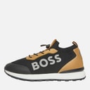 BOSS Junior Drenge Strikkede Logo Træningssko Cookie