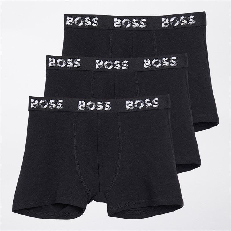 BOSS Drenge tre pak bokser sort