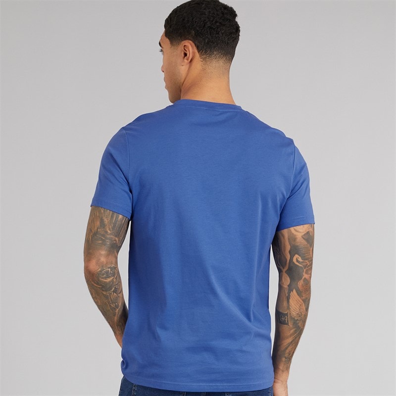 BOSS Herre Stormfisk T-shirt Open Blue - Billede 2