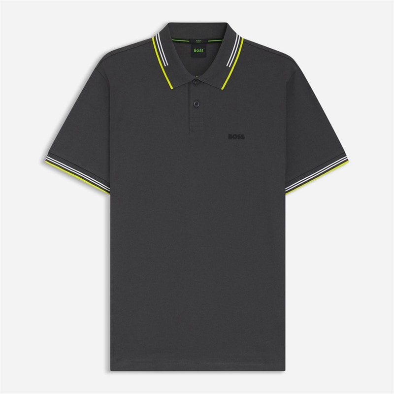 BOSS Herre Paul Polo Skjorte Dark Grey - Billede 1