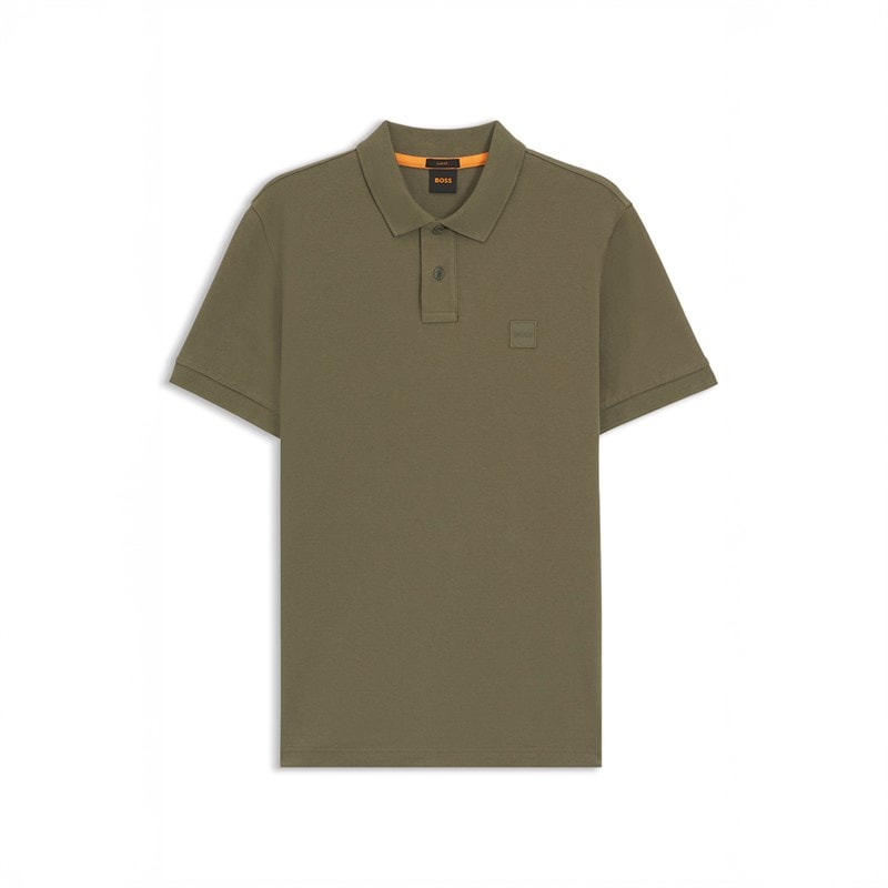 BOSS Herre Polo T-shirt Open Green