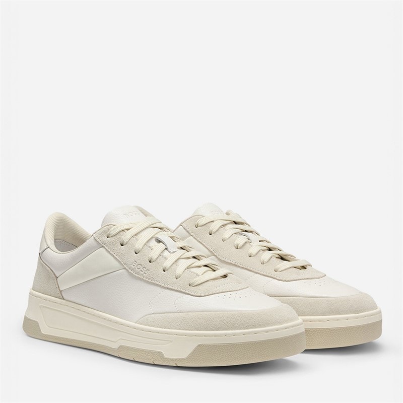 BOSS Herre Baltimore Sneakers Open White