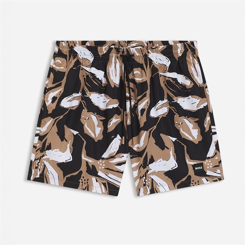 BOSS Herre Piranha Svømme Shorts Sort - Billede 1