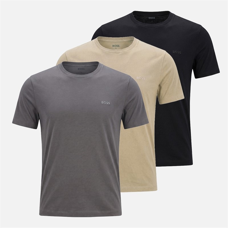 BOSS Herre Tre Pak T-shirts Open Miscellaneous - Billede 1
