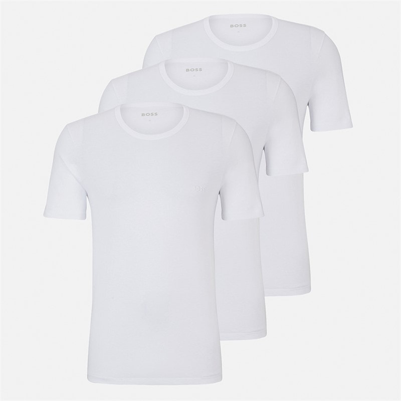 BOSS Herre tre pak t-shirts Hvid - Billede 1