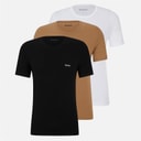 BOSS Herre tre pak t-shirts Medium Beige
