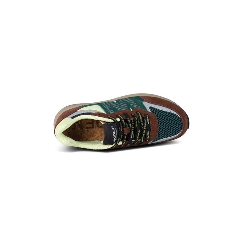 Woden Dame Rigmor Åben Mesh Sneakers 313 Sepia/Dybskov - Billede 4
